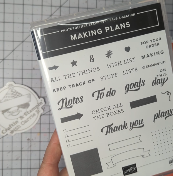 making plans by Stampin' Up stamp set cover image