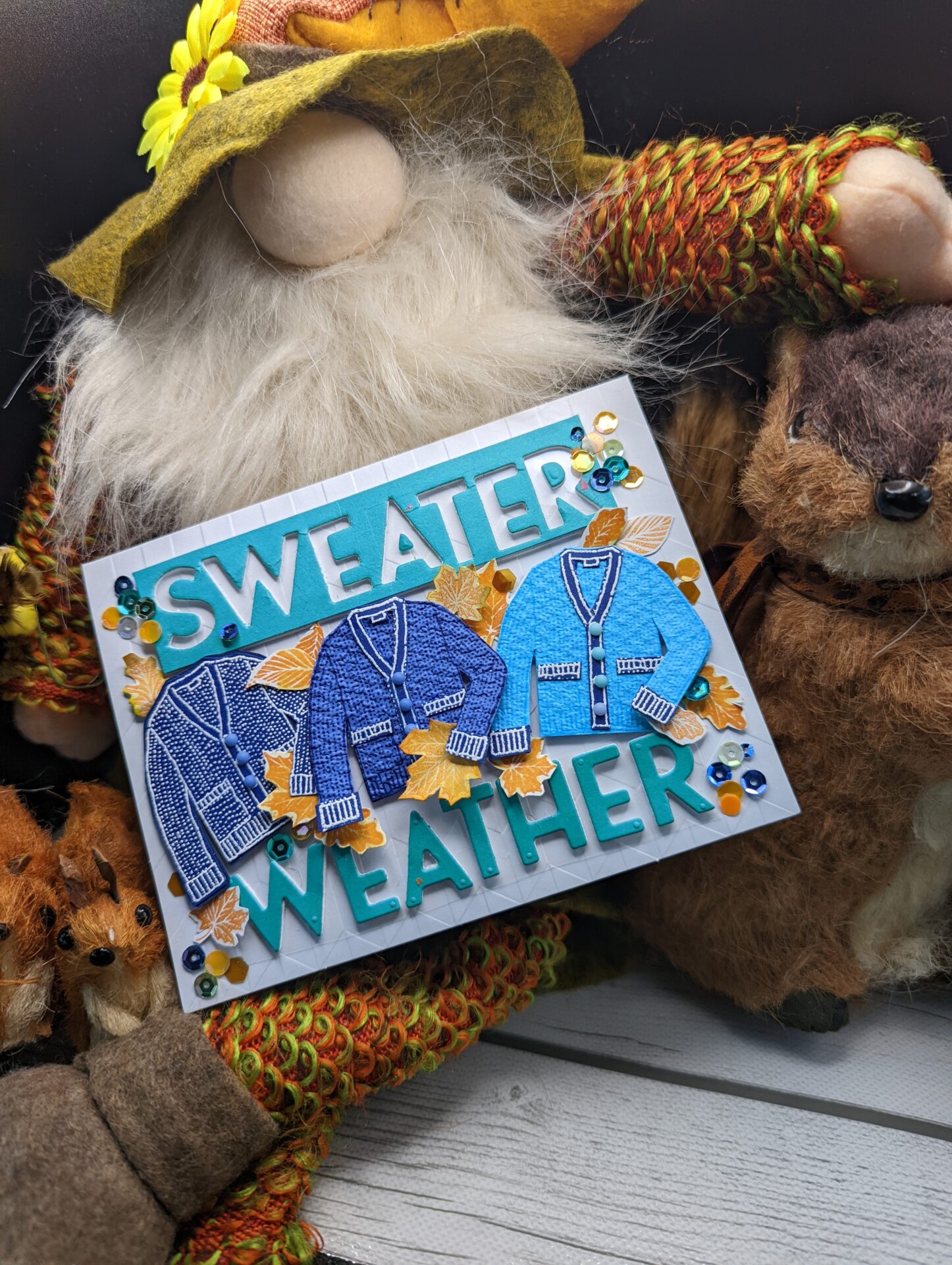 sweater weather card front