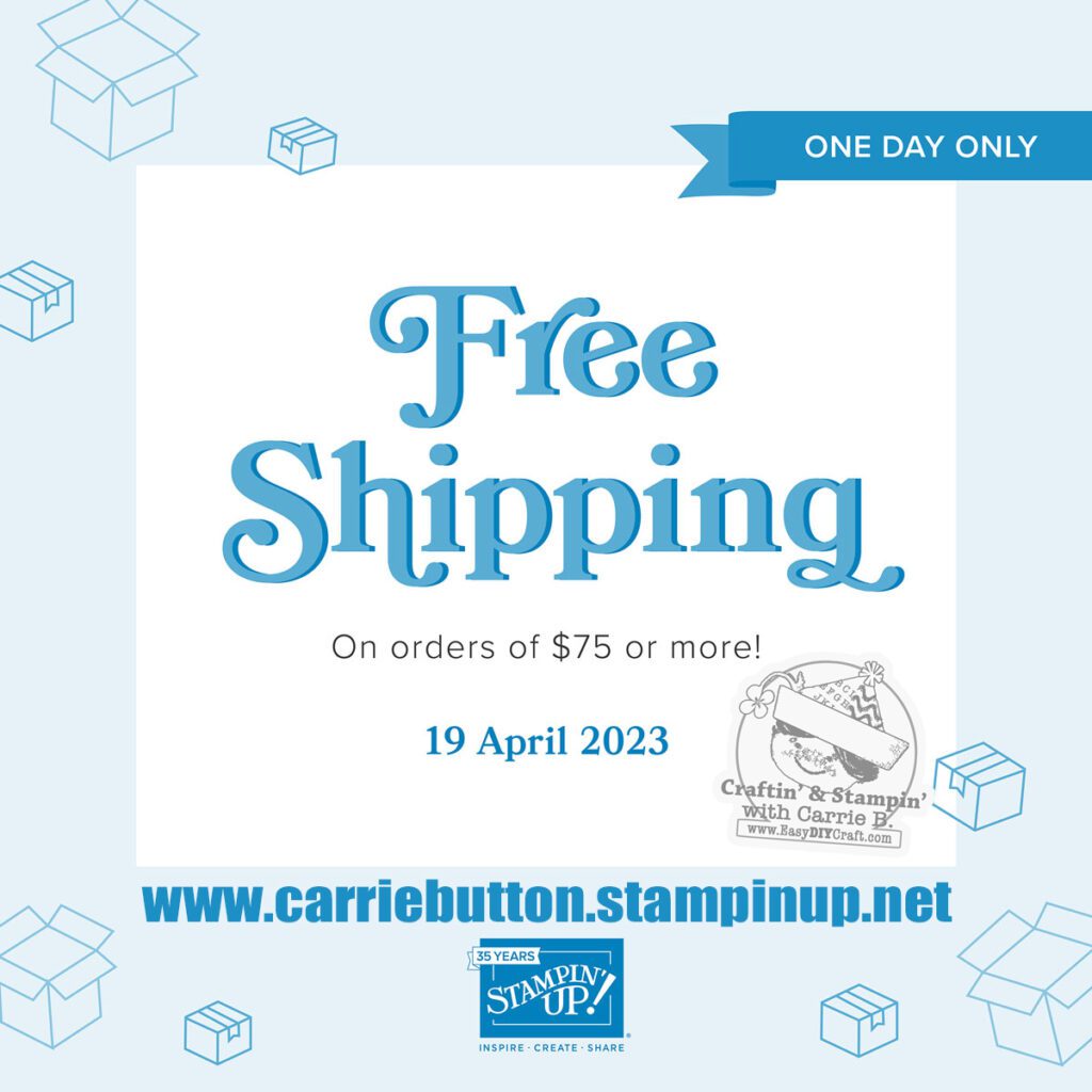 stampin up free shipping offer